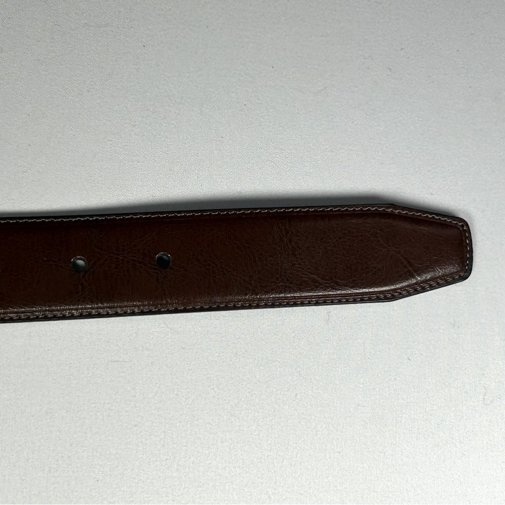 NWT Farah Reversible Leather Belt Size 44 - Picture 3 of 6